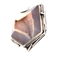 Load image into Gallery viewer, Agate Druzy Chaos Ring