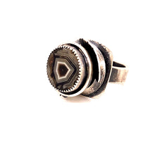 Load image into Gallery viewer, Art Deco Agate Ring