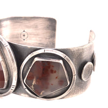 Load image into Gallery viewer, Carnelian and Moss Agate Cuff