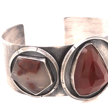 Load image into Gallery viewer, Carnelian and Moss Agate Cuff