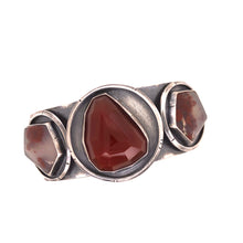 Load image into Gallery viewer, Carnelian and Moss Agate Cuff