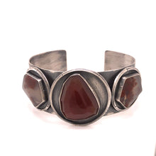 Load image into Gallery viewer, Carnelian and Moss Agate Cuff