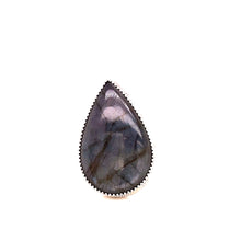 Load image into Gallery viewer, Teardrop Labradorite Ring