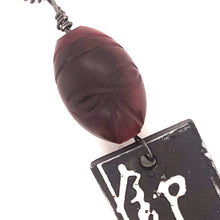 Load image into Gallery viewer, James Garnett Porcelain and African Bead Necklace