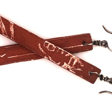 Load image into Gallery viewer, James Garnett Porcelain Terra Cota Long Earrings