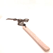 Load image into Gallery viewer, James Garnett Porcelain Bar Necklace