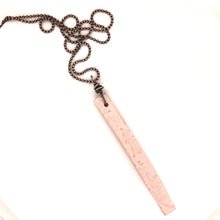 Load image into Gallery viewer, James Garnett Porcelain Bar Necklace