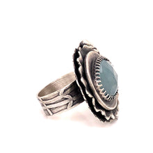 Load image into Gallery viewer, Sapphire Ruffle Ring