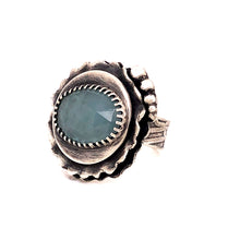 Load image into Gallery viewer, Sapphire Ruffle Ring